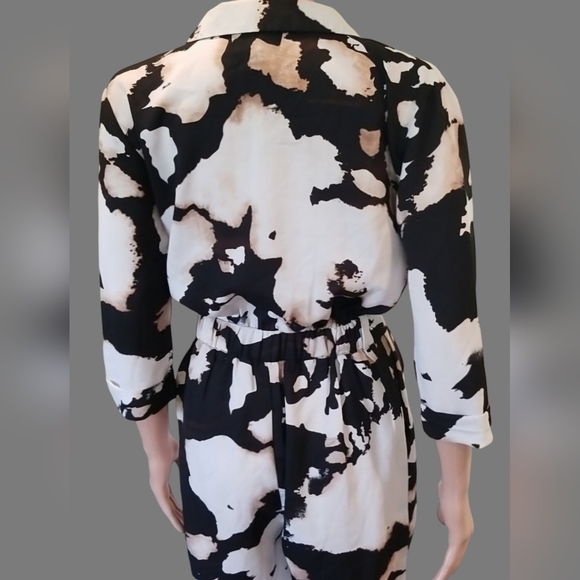 W118 Walter Baker 'Rustic Cattle' Western Cowgirl Jumpsuit / Sz XS / NWOT - Picture 4 of 12